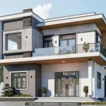 Góc nghiêng mẫu nhà 2 tầng hiện đại