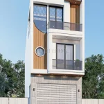Góc nghiêng mẫu nhà phố 3 tầng hiện đại tại Hải Phòng