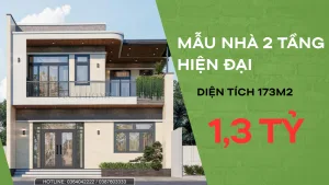 mẫu nhà 2 tầng hiện đại