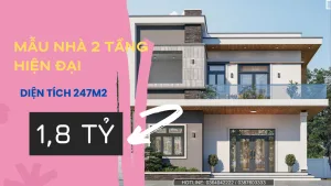 mẫu nhà 2 tầng hiện đại