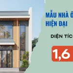 mẫu nhà ống 2 tầng hiện đại