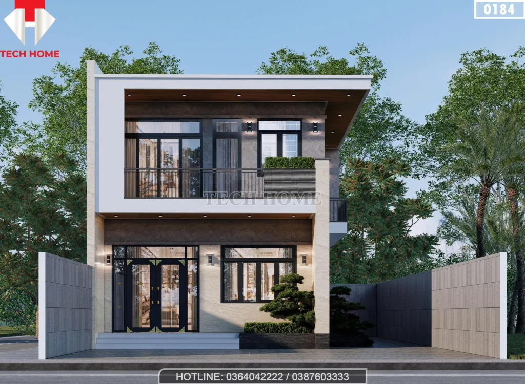 chính diện thiết kế nhà đẹp tại Hưng Yên