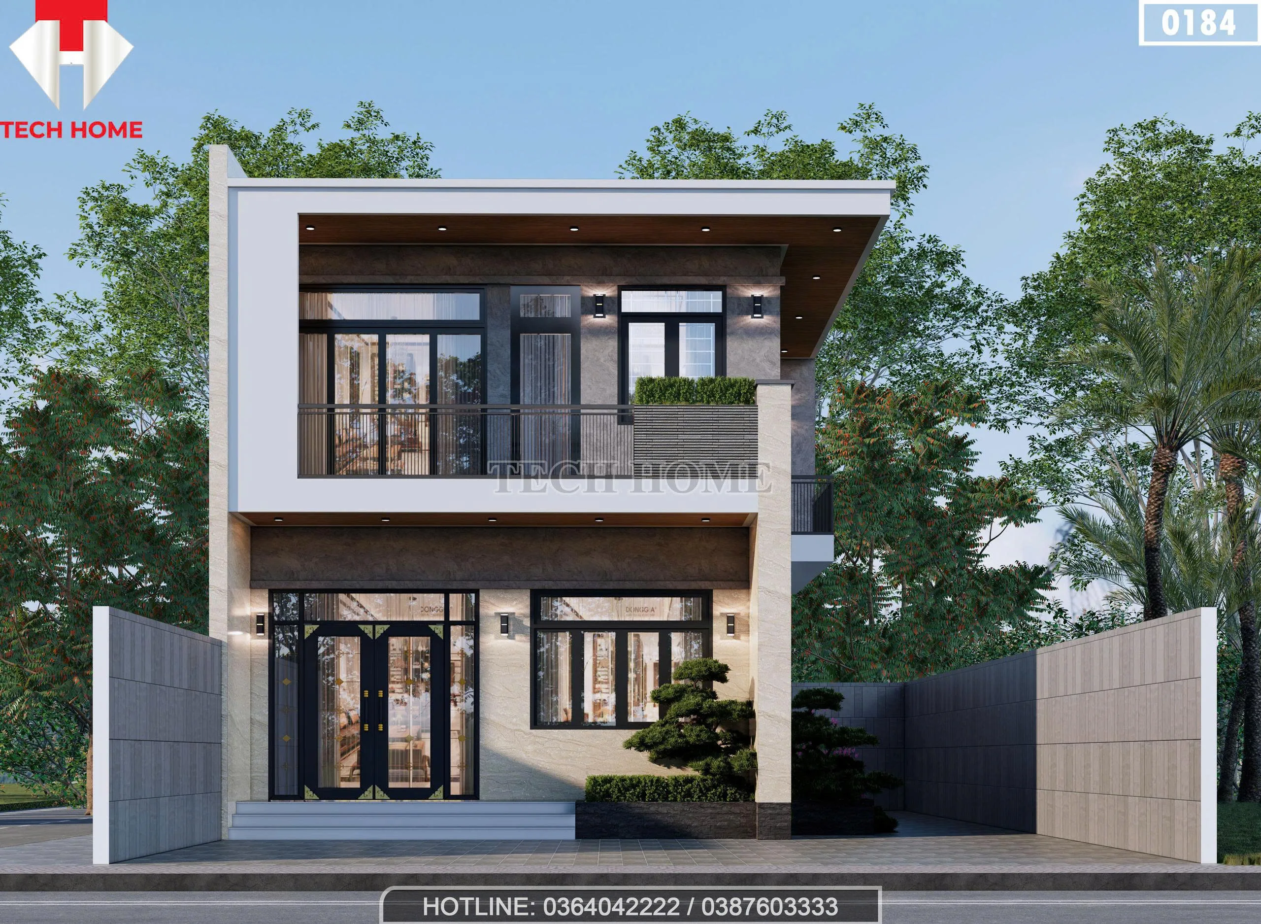 chính diện thiết kế nhà đẹp tại Hưng Yên