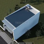 Tổng thể mẫu nhà ống 2 tầng hiện đại