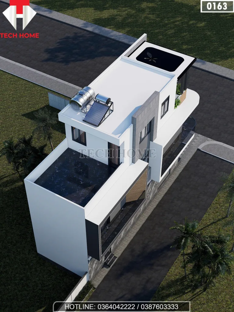 Tổng thể mẫu nhà ống 3 tầng đẹp