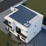 Tổng thể mẫu nhà 2 tầng hiện đại