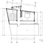 Bản vẽ bố trí công năng tầng 3 mẫu nhà 3 tầng hiện đại diện tích 48m2 của chị Chinh.