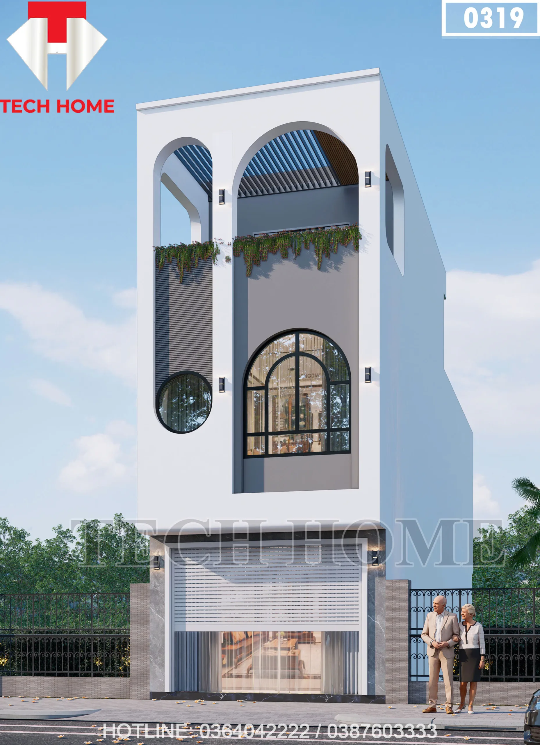 mẫu nhà ống 3 tầng kết hợp kinh doanh