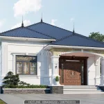 Góc nghiêng nhà mái Nhật 1 tầng