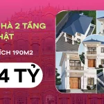 mẫu nhà 2 tầng mái Nhật