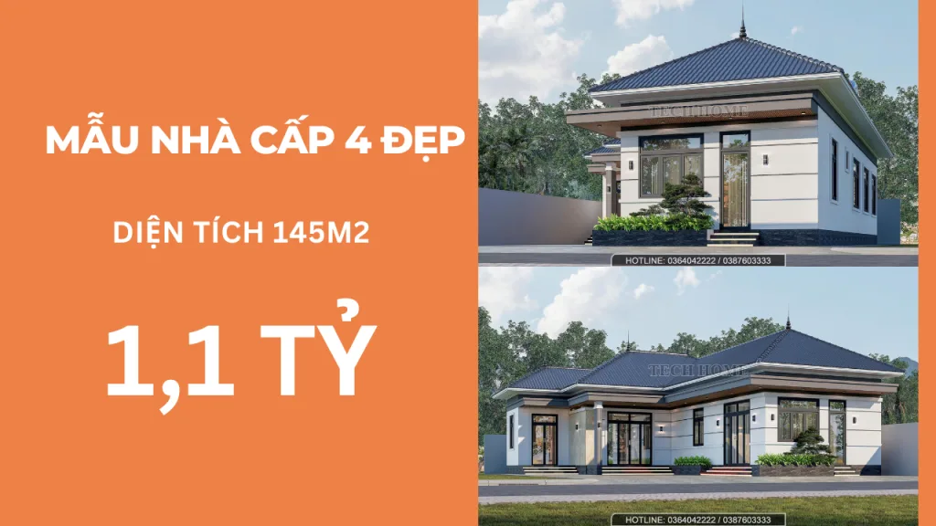 mẫu nhà cấp 4 đẹp