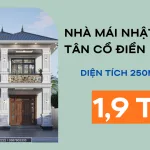 nhà mái nhật 2 tầng tân cổ điển