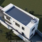 Tổng thể mẫu nhà ống 2 tầng hiện đại 6x15m