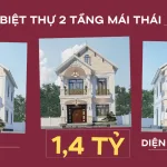 Biệt thự 2 tầng mái Thái